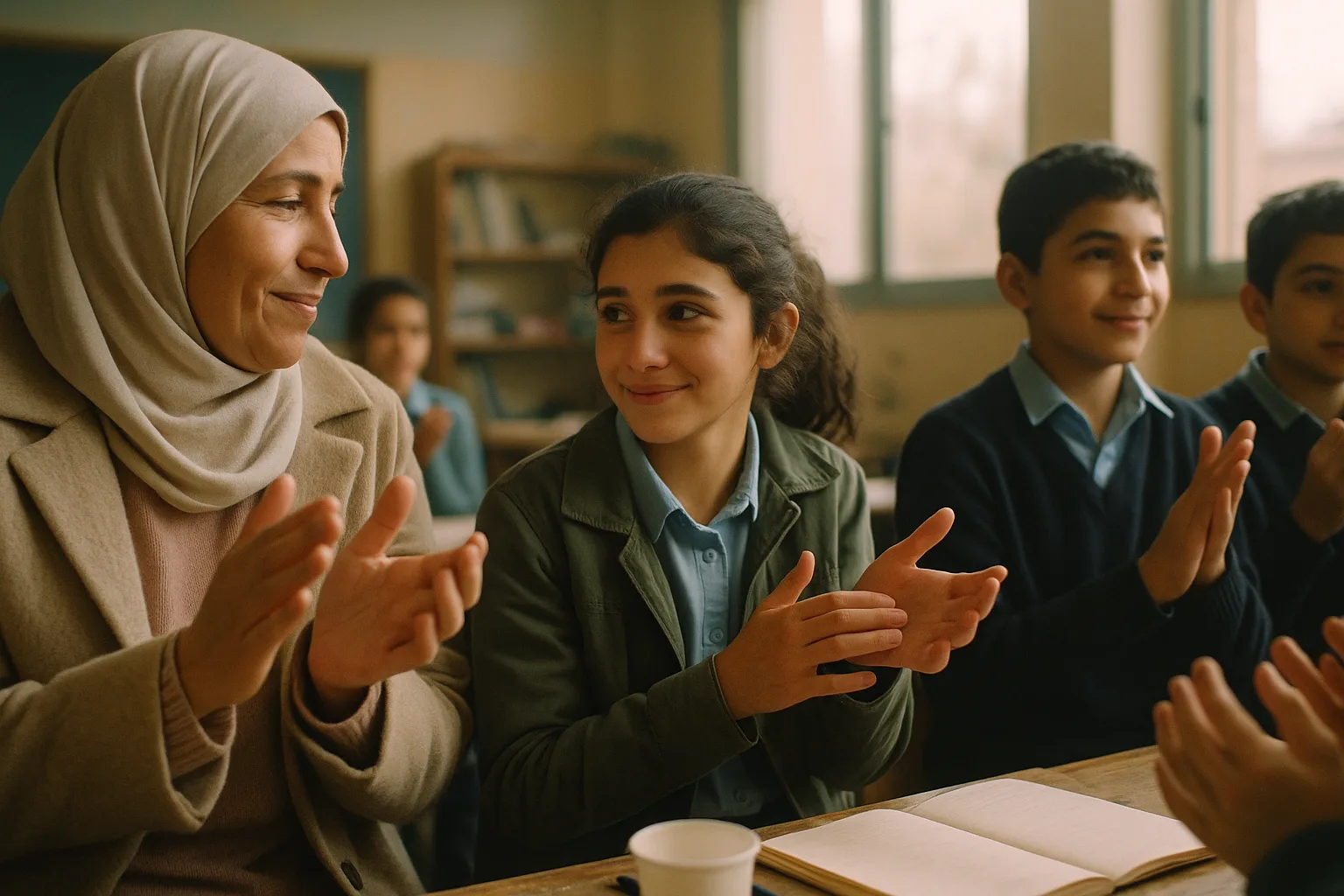 هدية للمعلم في يوم المعلم من الطلاب: كيف يكتب الصف أغنية لأستاذه