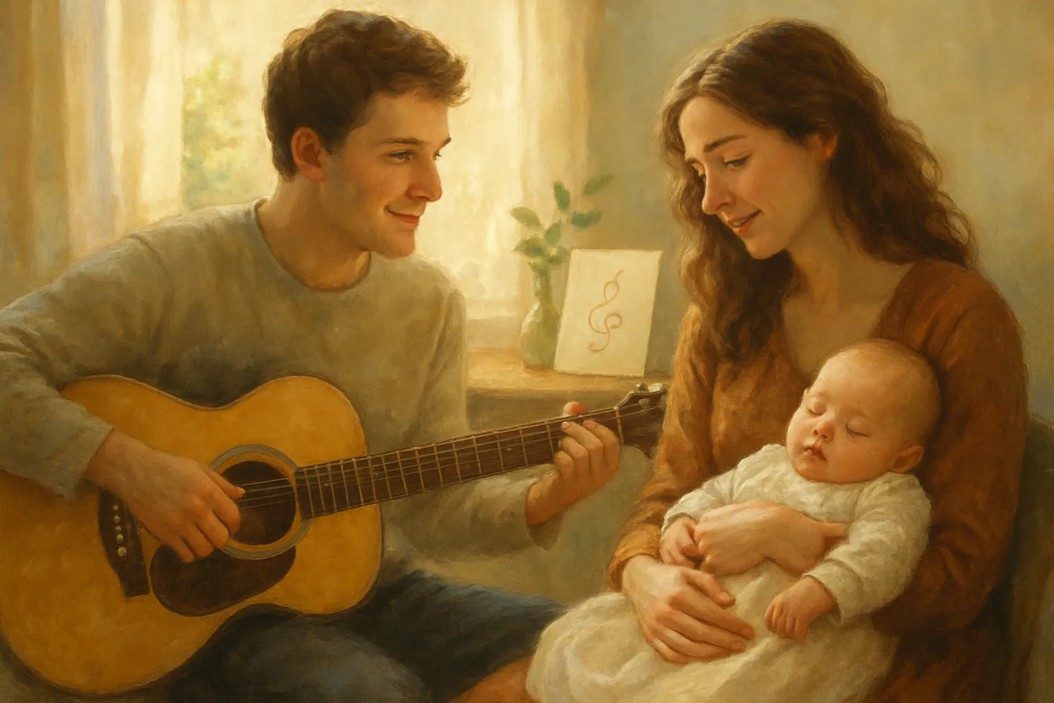 custom baptism song gift: the day, kept in a song