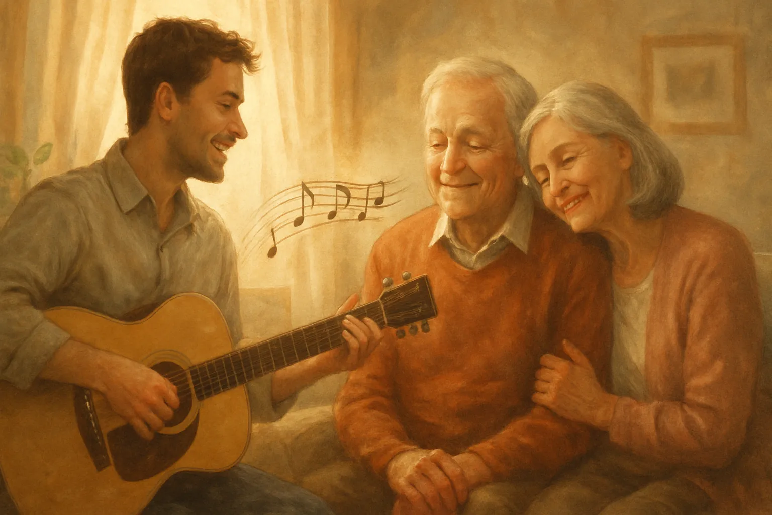 custom song for parents anniversary: their story, sung back to them