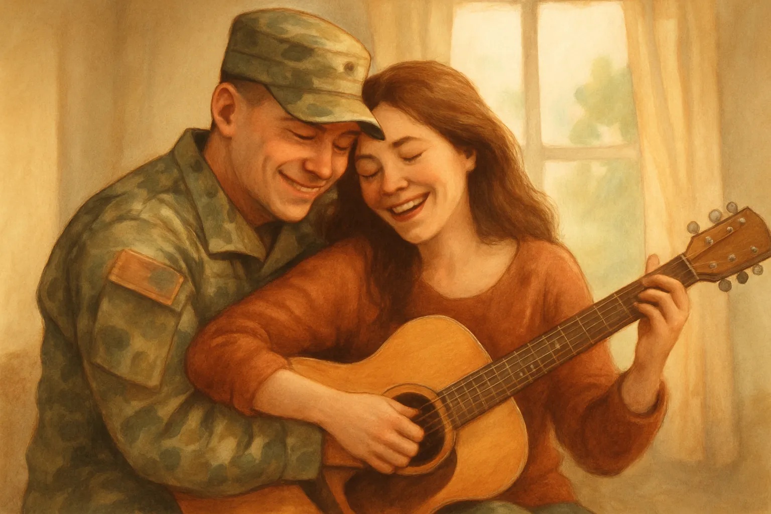 custom song for a soldier's homecoming: the wait, set to music