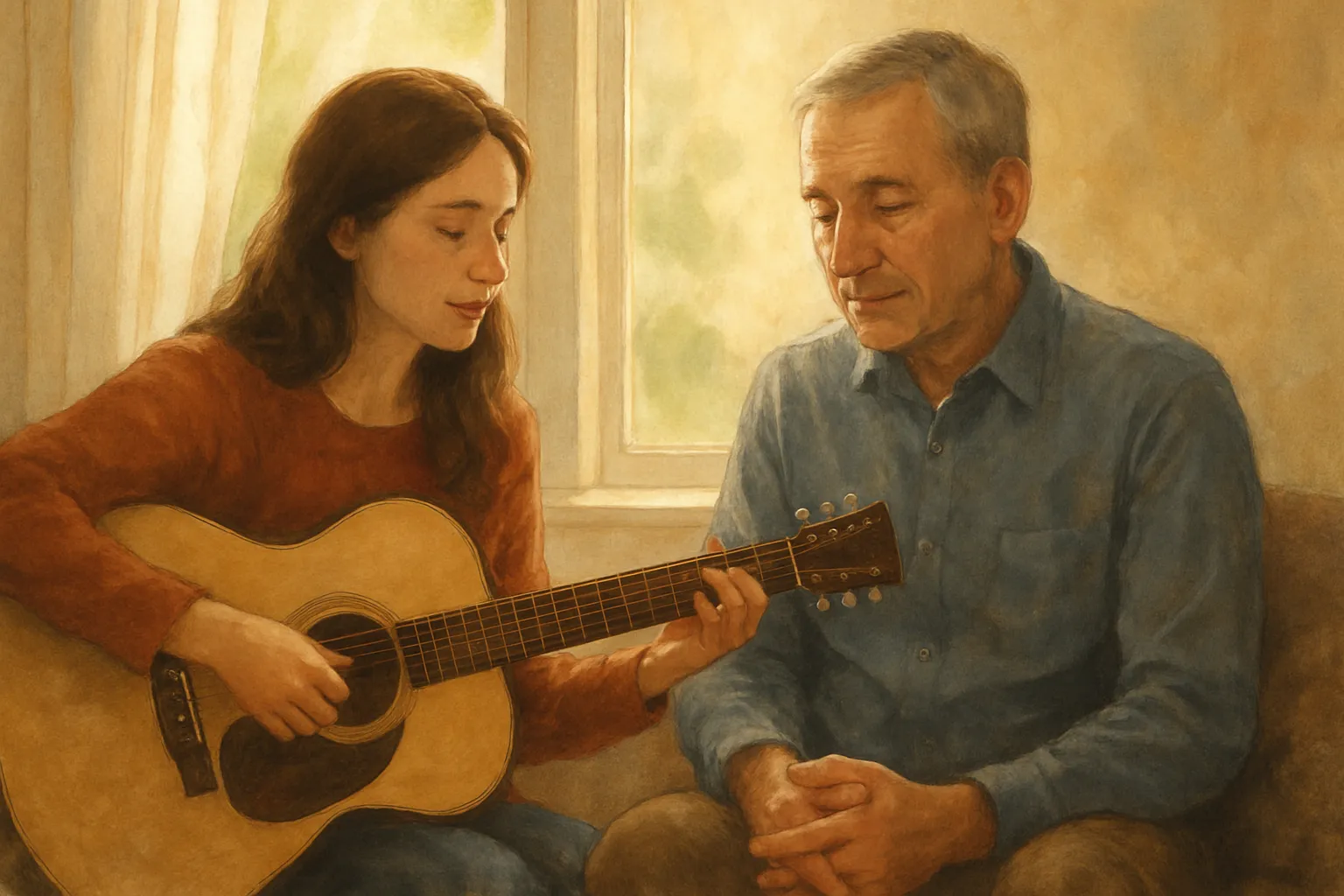 a song for a quiet dad: telling him without saying it