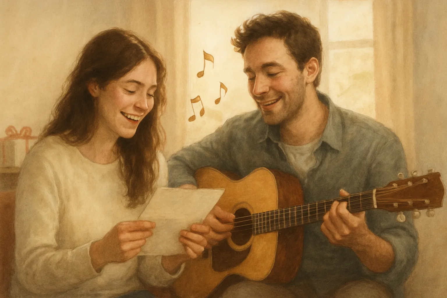 La chanson personnalisée histoire d'abord, expliquée par un brief