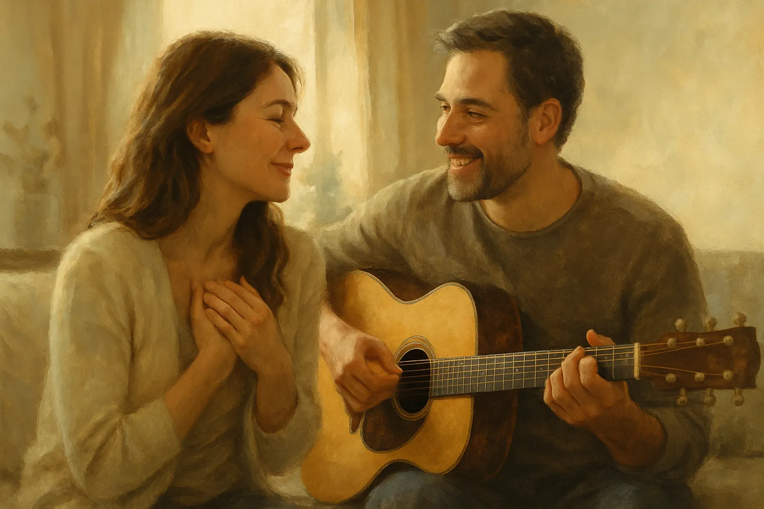 une chanson d'anniversaire pour sa femme qui ne sonne pas comme une carte