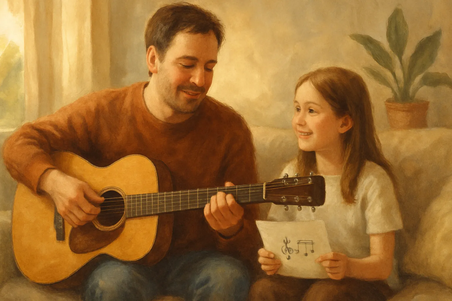 Chansons fête des Pères au-delà des clichés : un cadeau qui compte