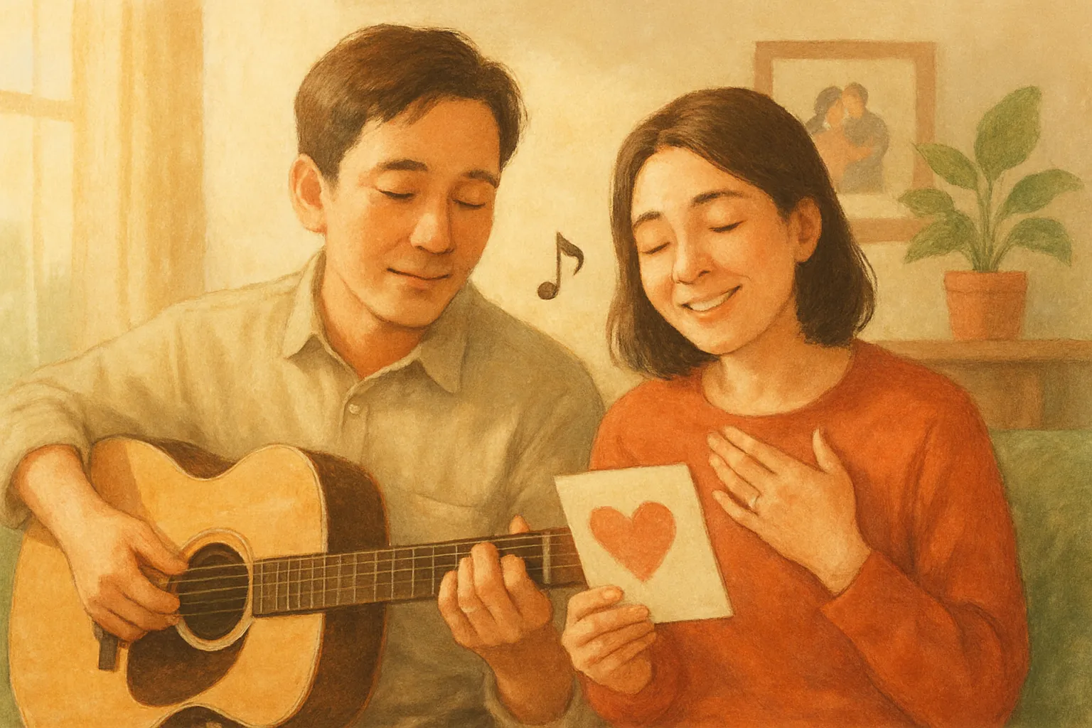 結婚10周年に贈る歌のプレゼント、棚に置かないもの
