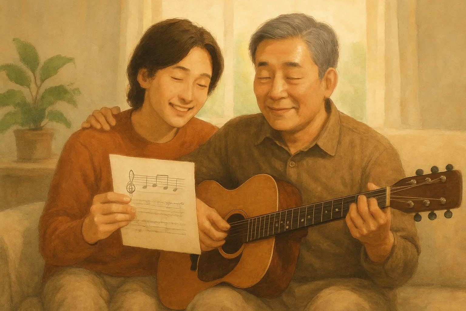 감정 표현 안 하는 아빠 노래 가사, 오글거리지 않게 쓰는 법