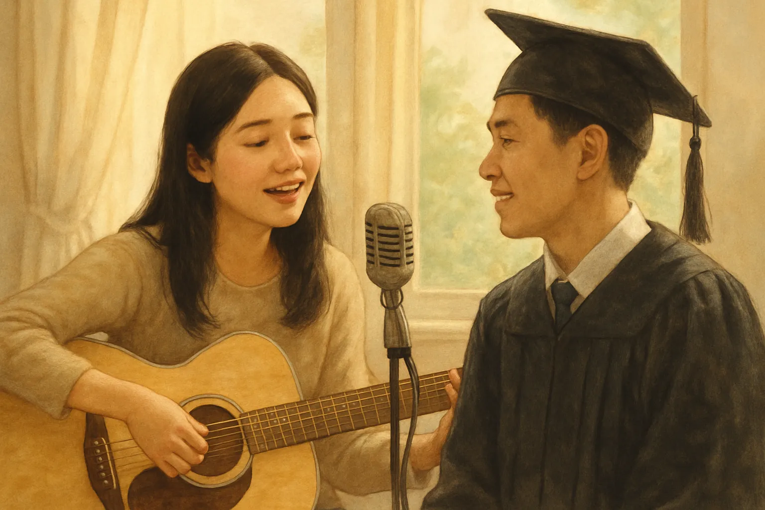 맞춤 졸업 노래: 말로 못 다 한 마음을
