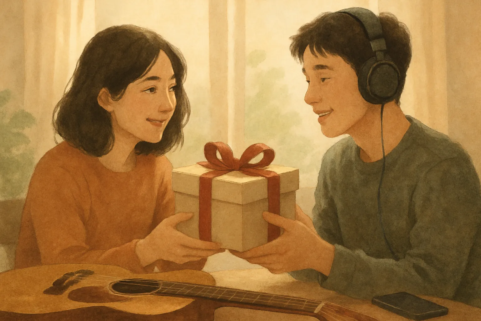 맞춤 노래 선물 서비스로 오늘 만들고 내일 전할 곡 다섯 가지